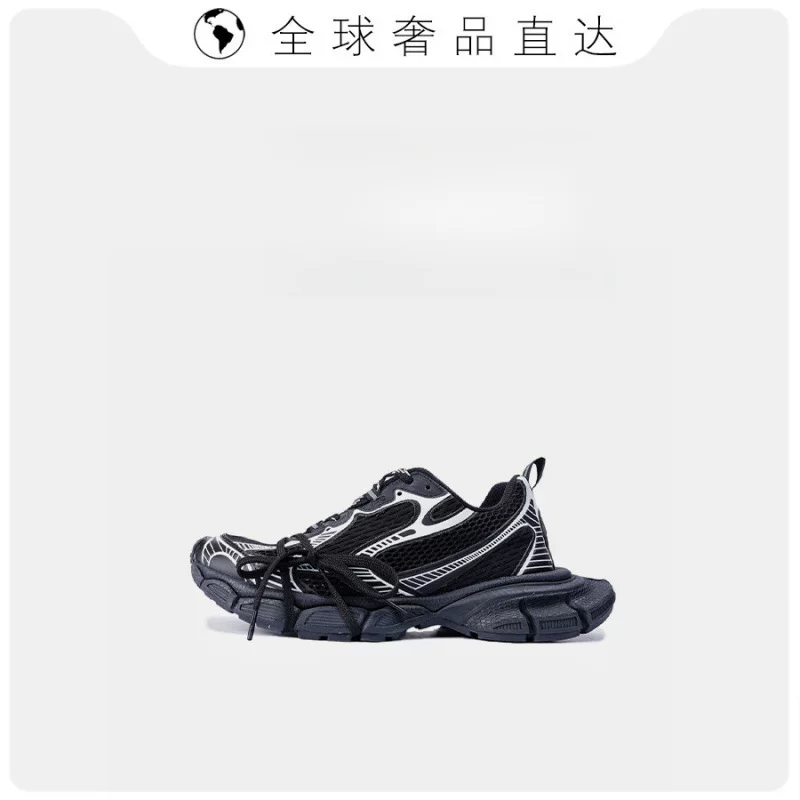 Высокая версия «Paris Ten Generations» 3XL потертые dad shoes для женщин, толстая подошва, увеличенная воздухопроницаемость, повседневная мужская спортивная обувь