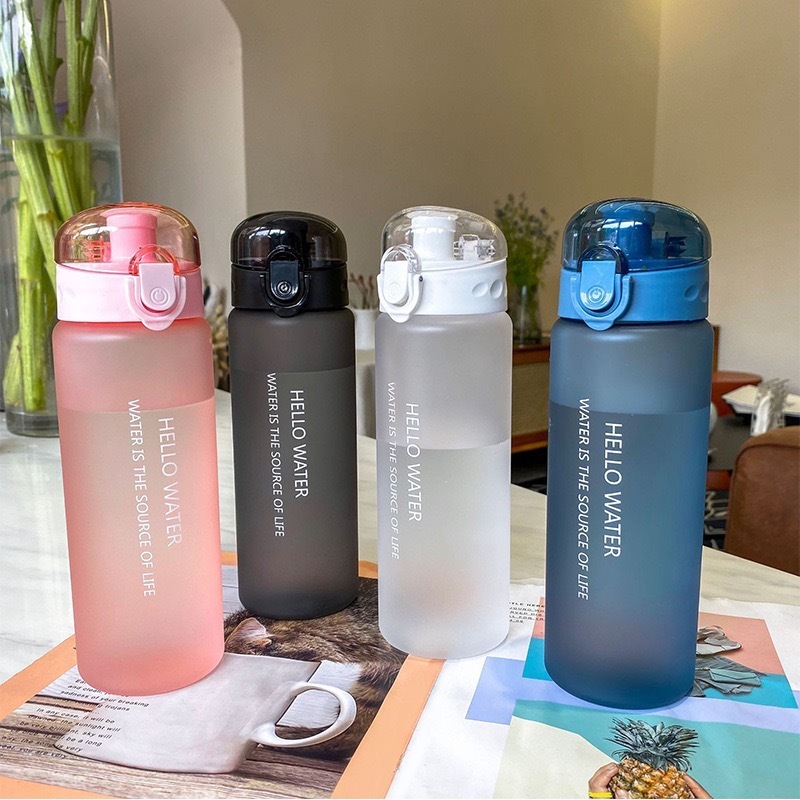跨境磨砂运动水杯高颜值大容量便携学生户外杯子 water bottle|undefined