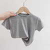 Children's summer short sleeve T-shirt for boys for leisure, Korean style, children's clothing