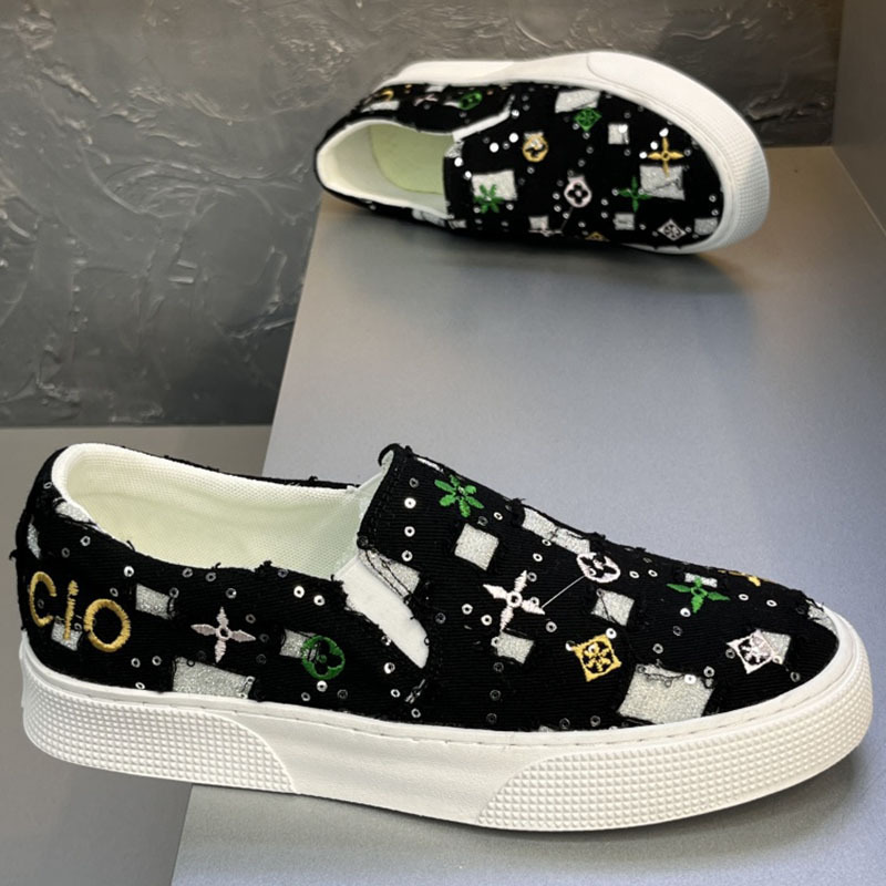 Trendige Sommer-Slipper für Herren mit Printdesign, lässiger Stil, neue Herrenschuhe_voghion.com