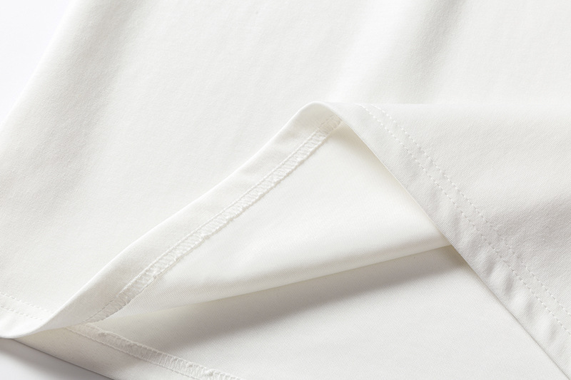 Herren T-shirt Mit Metalldetail Einfarbig Klassische Passform_voghion.com