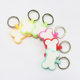 Cross-border Luminous Dog Tag Double-sided Blank Silicone Dog Tag Pet Collar Charm Bone-shaped Fluorescent Tag