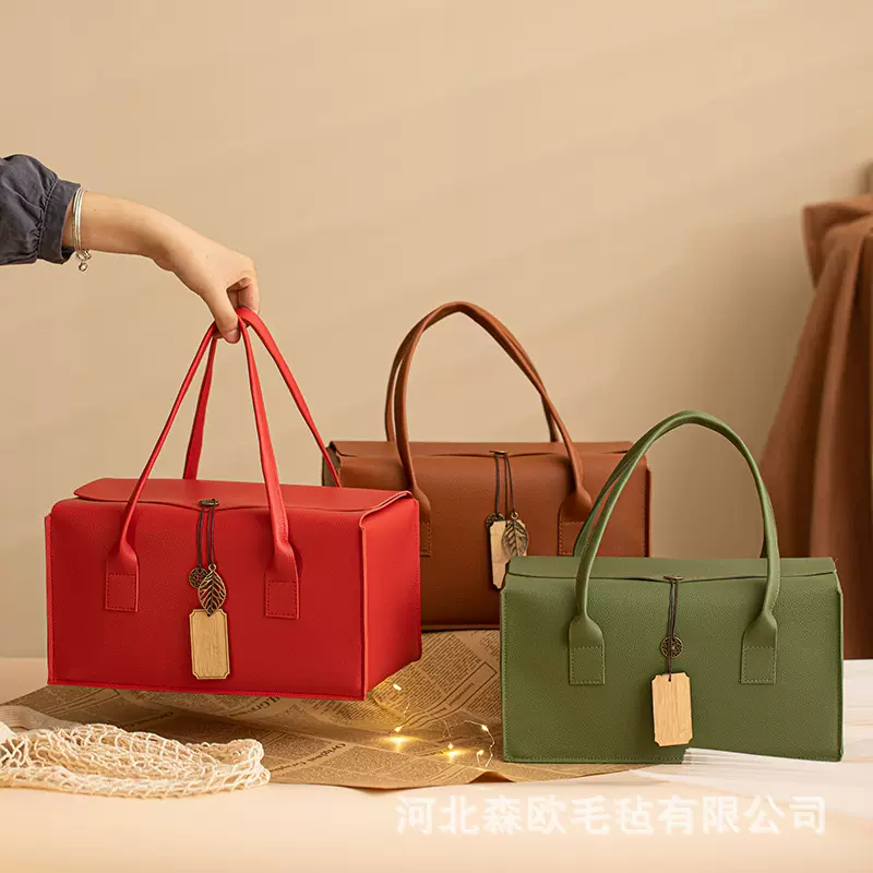 新款轻奢高档喜糖盒结婚订婚生日端午节粽子皮质月饼伴手礼品盒