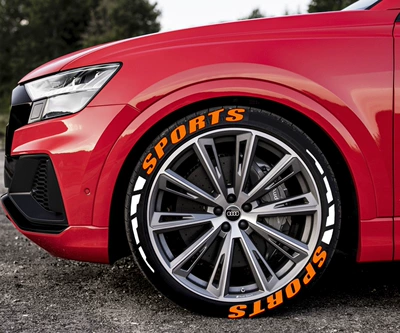 Other Automotive Exterior Supplies — stickers pvc rubber material - orange-sportswhite-series-group-8