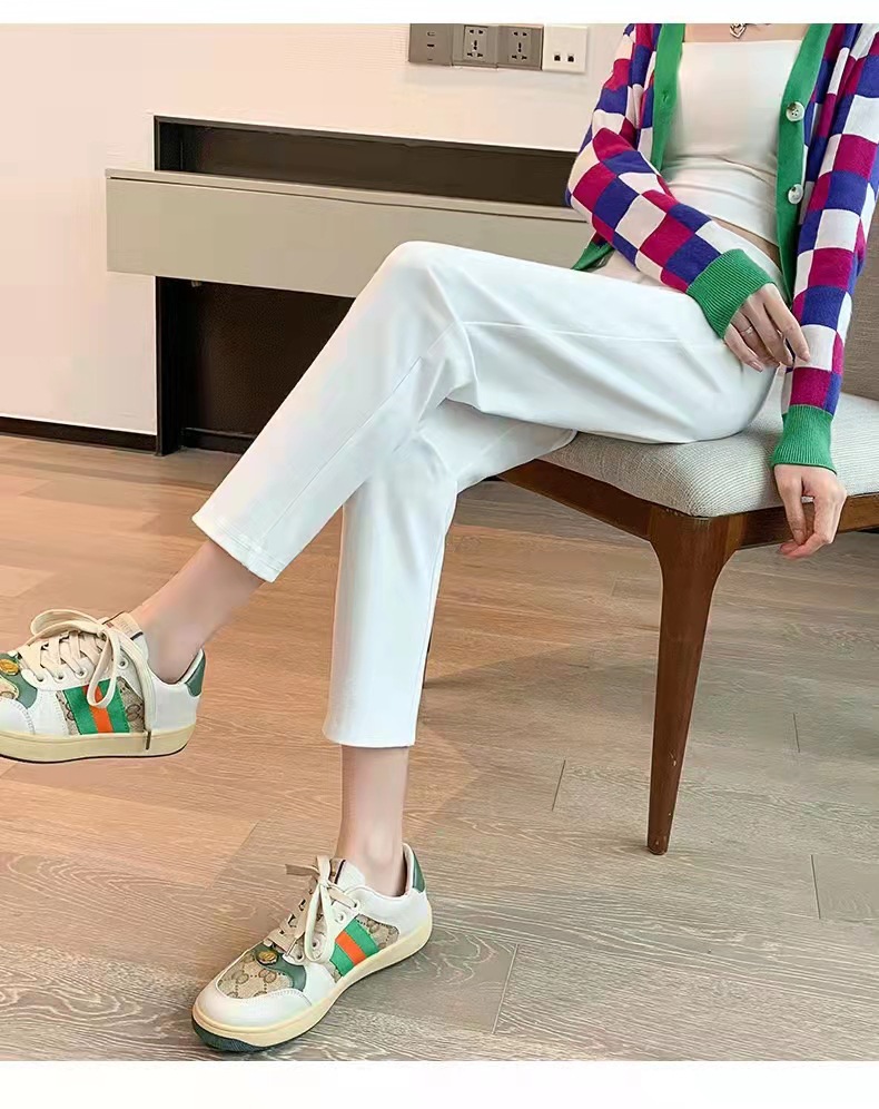 Nine points Suit pants 2022 summer new pattern Western style Easy Thin section Large Pencil Pants Paige Drape Haren pants