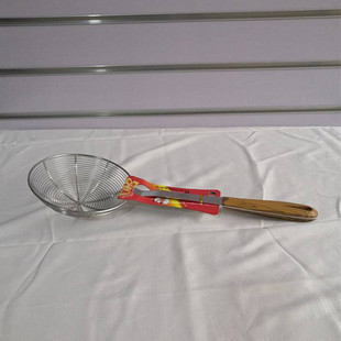 Double-layer wood grain line leakage Rongman Bo net leakage double-rib line leakage dumpling colander daily department store ten yuan store home