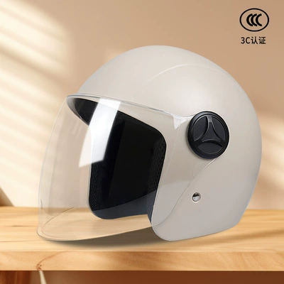 New National Standard 3C Certified Electric Motosiklet kaskı (dəbilqə) - 3c-certification-khaki-frosted-texture
