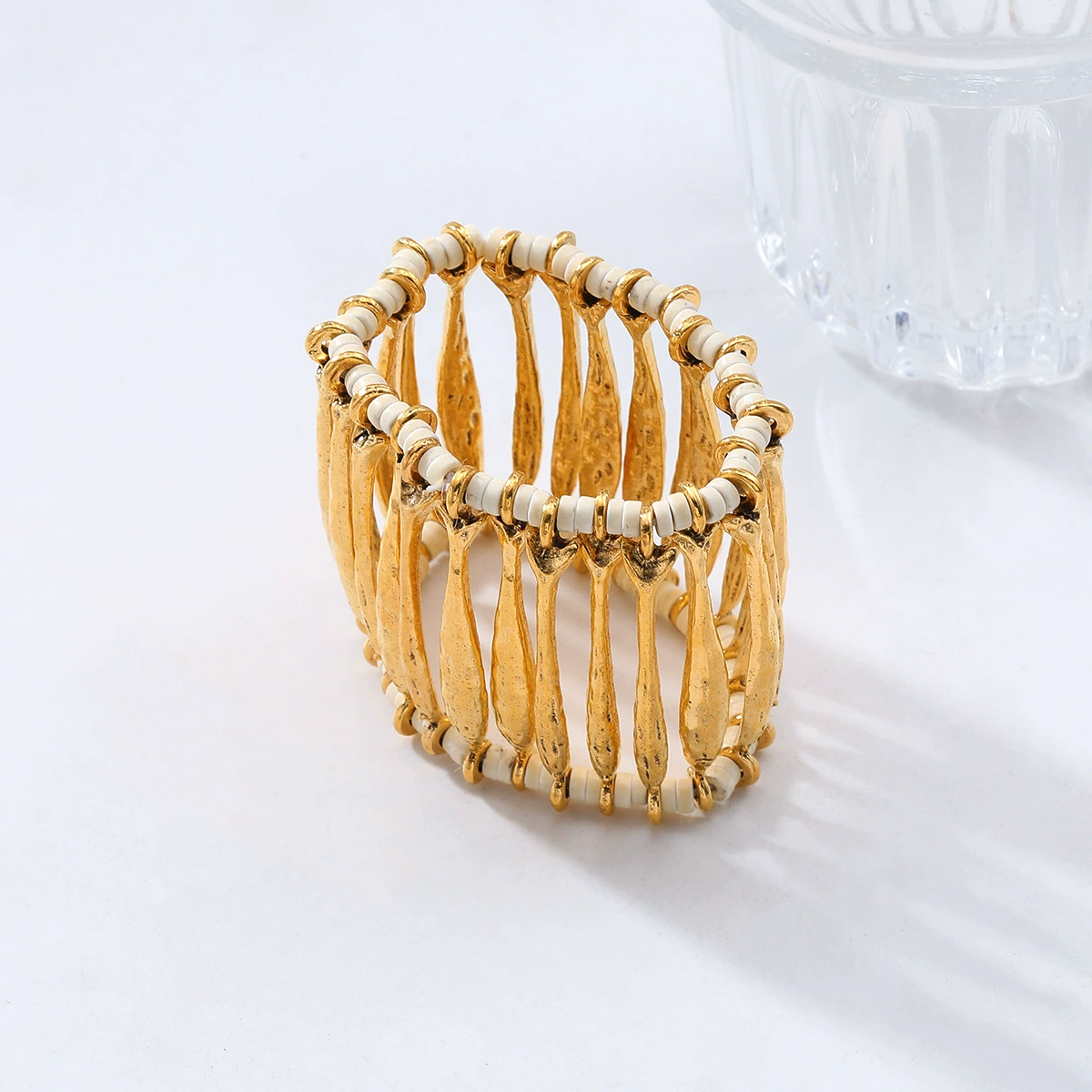 Вязаный металлический эластичный маленький дизайн морской браслет, украшение, европейский стиль, (跨境贸易)
