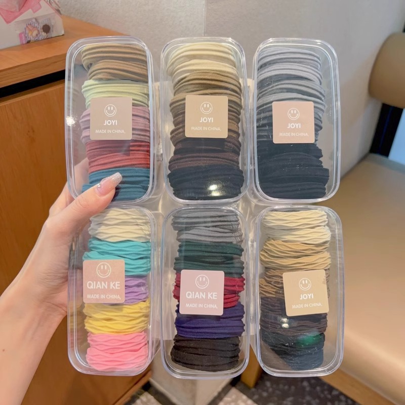 2024 nuevo cabello de cola de caballo de alta elasticidad para niñas no lastimar cabello de cabello de correa de cabello de correa de cabello de cabello duradero