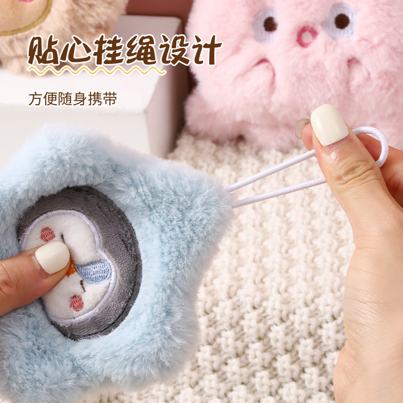 暖かい手の宝の猫の爪のミニのぬいぐるみのネットの赤いネットの熱の手の袋の暖かい手の宝の卸売りの漫画の暖かい赤ちゃんの発熱の包み|undefined