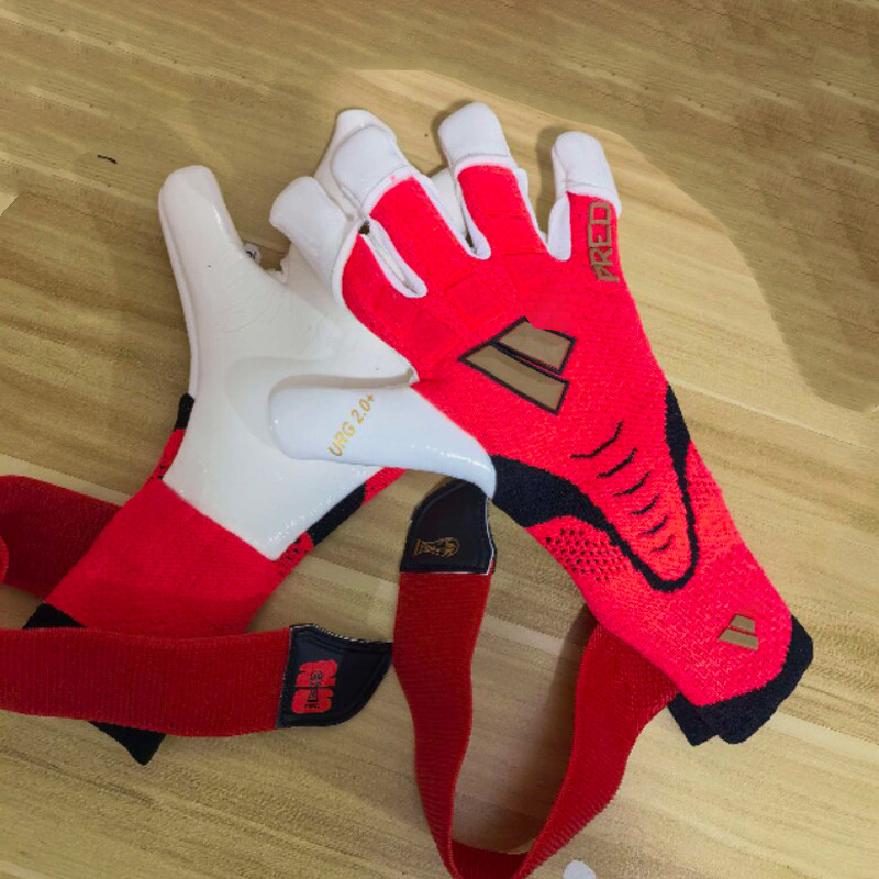 Guantes de Portero de Fútbol Infantil URG 2.0 de Látex con Muñequera para Entrenamiento image 9