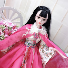 60厘米古代服飾玩具洋娃娃婚紗換裝女孩公主裙巴洋娃娃衣服