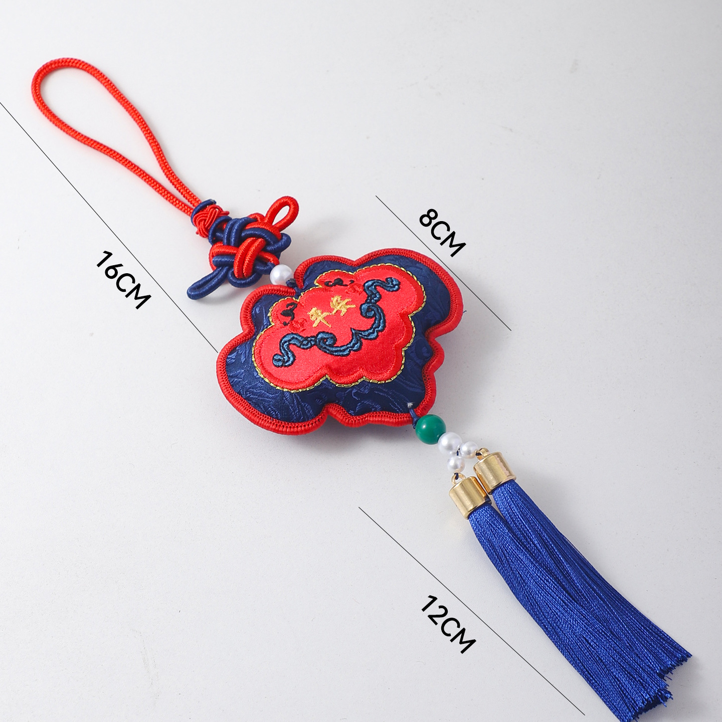 Colgante de Año Nuevo de siete colores colgante floral decoración de caballo colgante DIY colgante florista decoración de flores