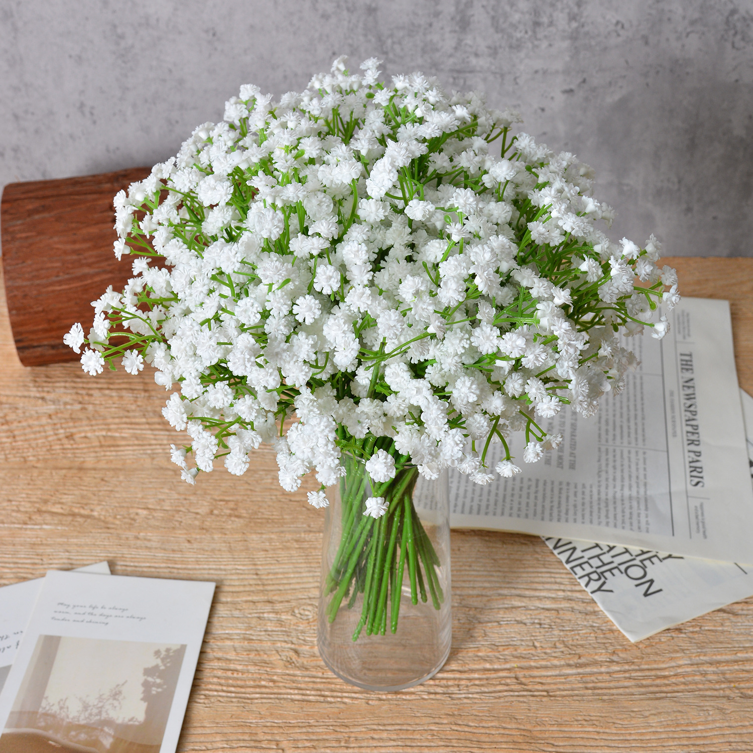 Simulación de flores de estrellas falsas flores DIY adornos flores artificiales bodas decoración de la sala de estar flores de plástico al por mayor