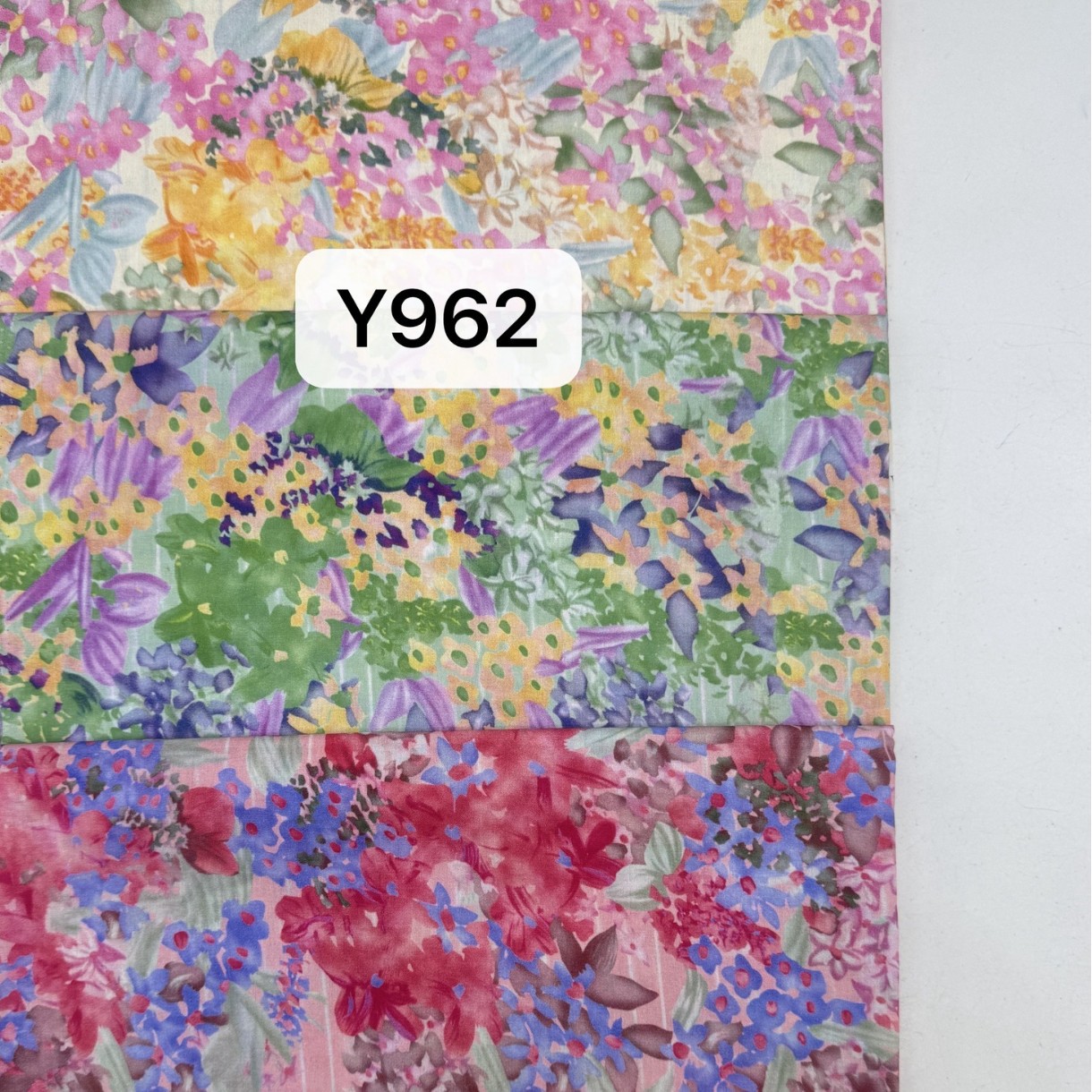 Y962全棉数码印花面料手工连衣裙家居服衬衫儿童服装面料