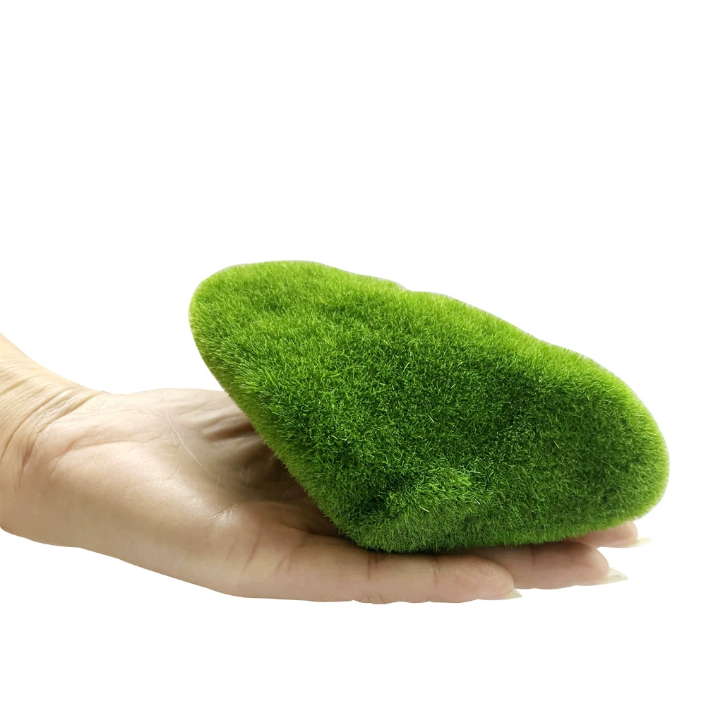 Hot -selling simulation green algae ball simulation tree root tree holes to avoid house micro -landscape aquarium landscape simulation green moss stones