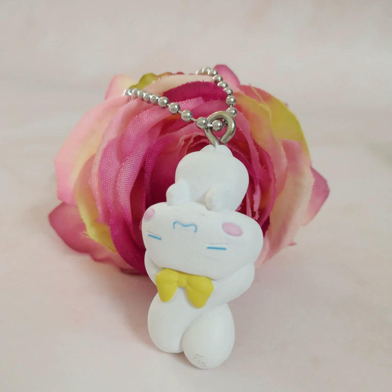Подвеска-амулет Cinnamoroll DIY с бантом и шариковой цепью, милые мини-аксессуары