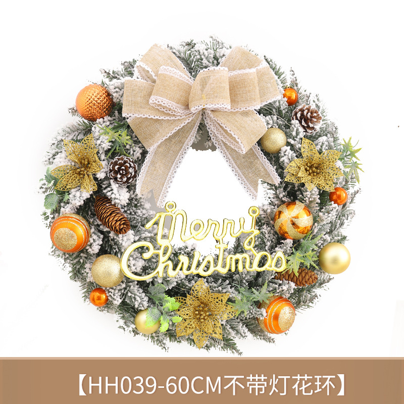 Cruz-frontera Navidad guirnalda simulación Pino aguja Pino cono Festival decoración ventana decoración pared colgante