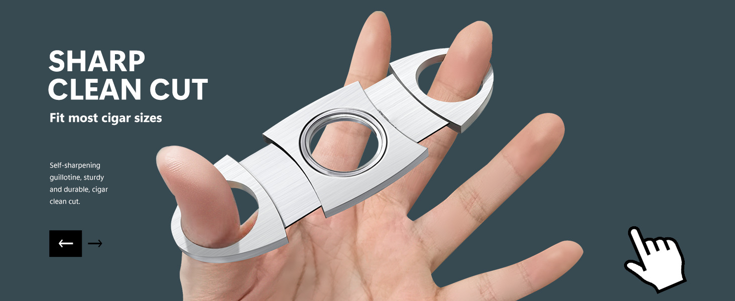 Cross-border Wholesale Scissors, Portable Double-edged Tool, Cigar Cutter_voghion.com