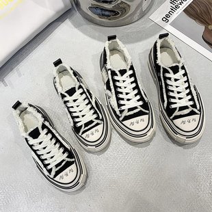 Lovers with Beggar Shoes with Men and Women with All-match 2025 Early Spring New Internet Celebrant Casual Canvas Shoes Student Shoes
