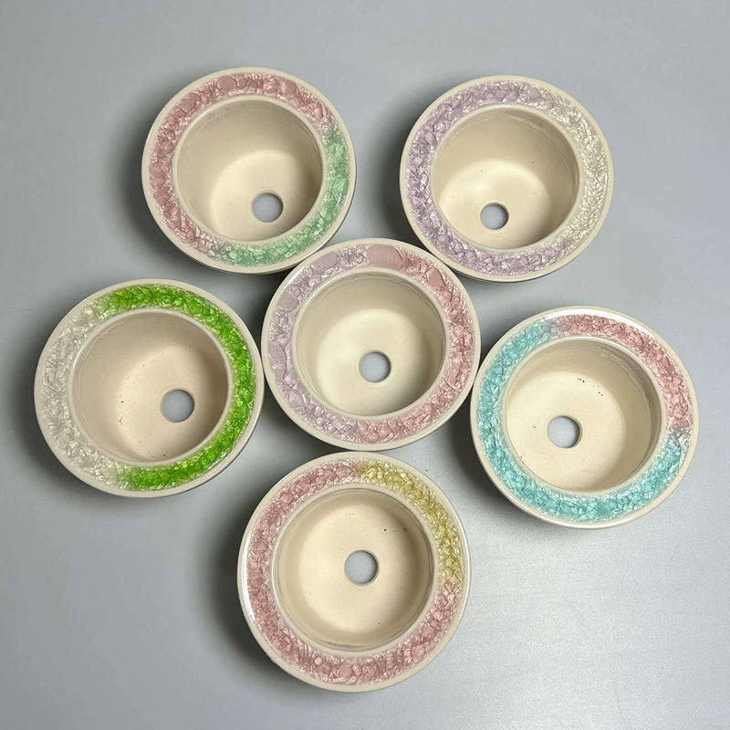 Мясистые цветочные горшки специальные креативные глазурованные ледяные растительные горшки