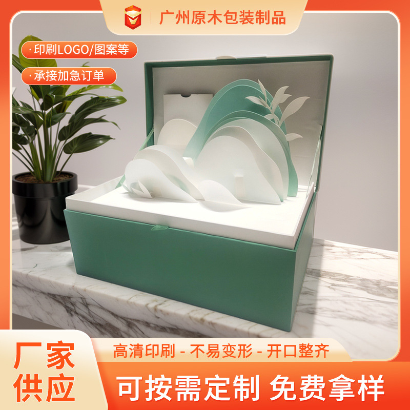 Nguồn nh&agrave; m&aacute;y cao cấp hộp qu&agrave; ba chiều t&ugrave;y chỉnh 3D cắt giấy phong c&aacute;ch quốc gia hộp qu&agrave; tặng trang sức hộp ngăn k&eacute;o l&agrave;m sỉ