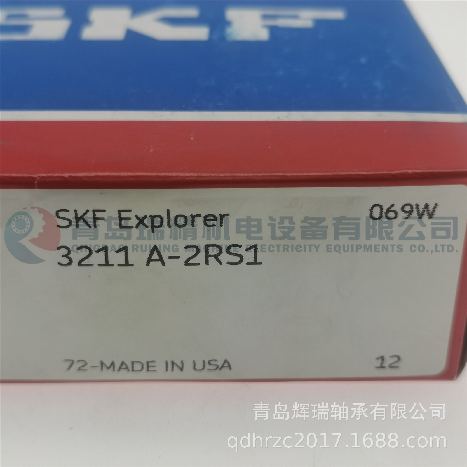 S-K-F 双列角接触球轴承 3211A-2RS1 55mm X 100mm X 33.3mm