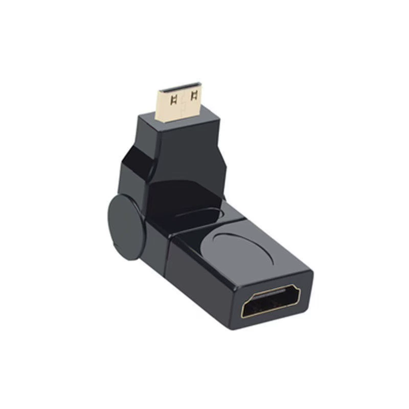 Мини HDMI мужской к HDMI стандартному женскому кабелю высокого разрешения, конвертер малый HDMI