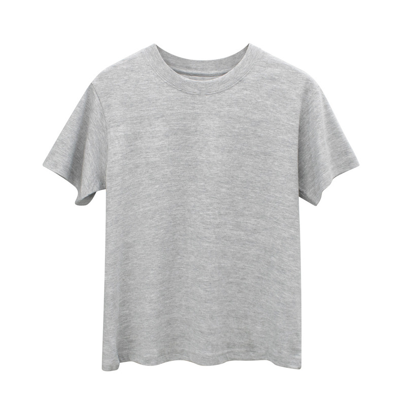Special Offer Short-Sleeve T-Shirt for Men and Women, Summer 2026 New Style, Combed Cotton, Solid Color Base Shirt, Casual Half-Sleeve Tee, Thin