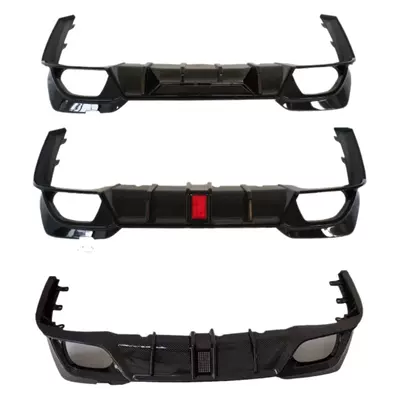 pattern rear spoiler flow plate, Big Surrounded