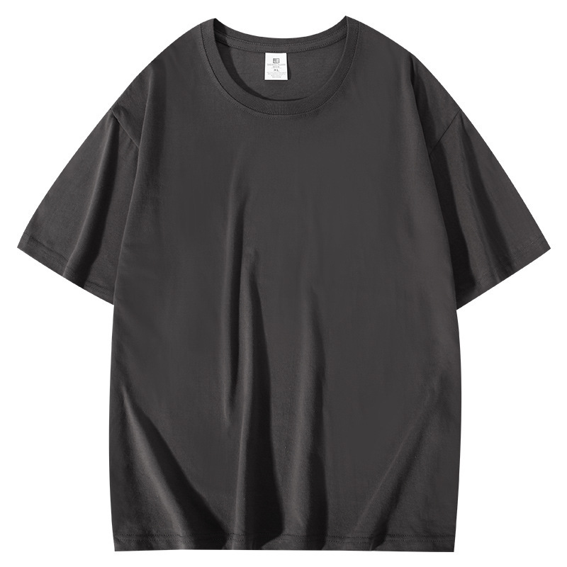 純綿 tシャツカスタムパターンロゴ広告シャツ作業服 210 グラムラウンドネック外国貿易クロスボーダーライトプレートカスタム卸売|undefined