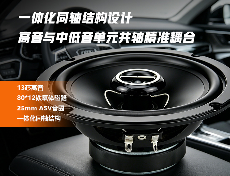 Factory wholesale car audio 4inch coaxial speaker high-power car audio system for non-destructive upgrade of car door speakers
