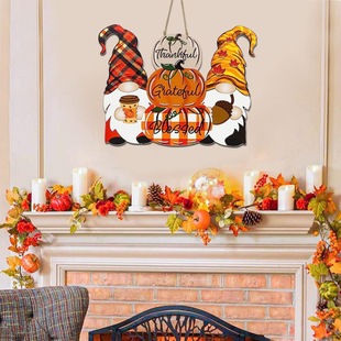 Fall Thanksgiving Decorations/Christmas Decorations for Home Indoor Outdoor Thanksgiving Pumpkin Fall Door Mount