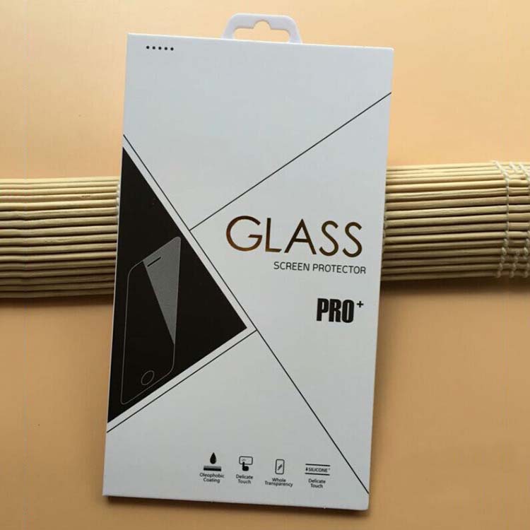 手机钢化膜中性烫金纸质包装盒 适用于苹果 魅族等各类品牌包装