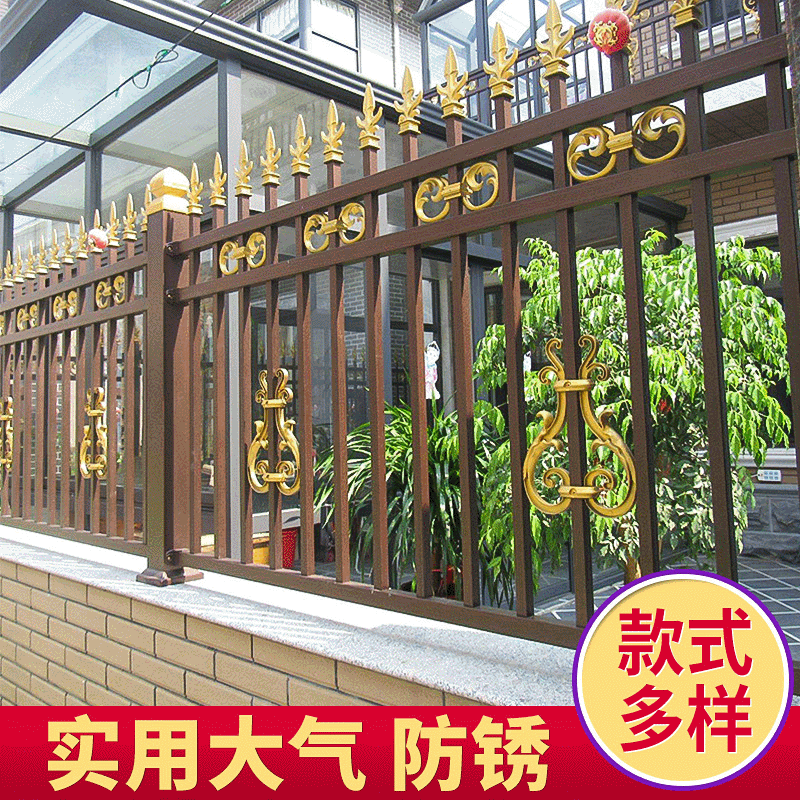 实力严选防护栏小区别墅围挡中式农村阳台锌钢耐用安装便捷铝艺护