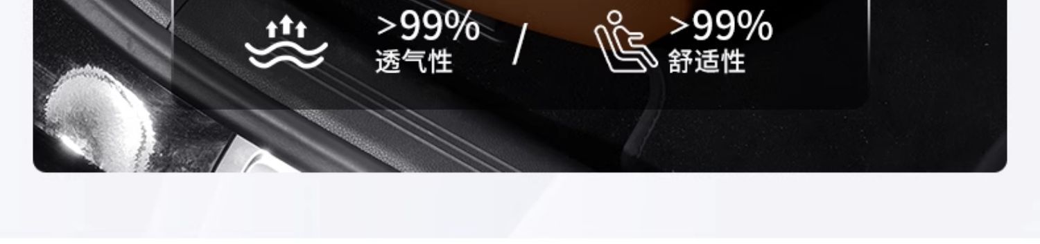 Suitable for Mercedes-Benz E-Class Seat Cushions E300L/E260L, Four-Season Breathable Seat Cushions, Seat Covers, Car Interior Decoration Accessories Modification