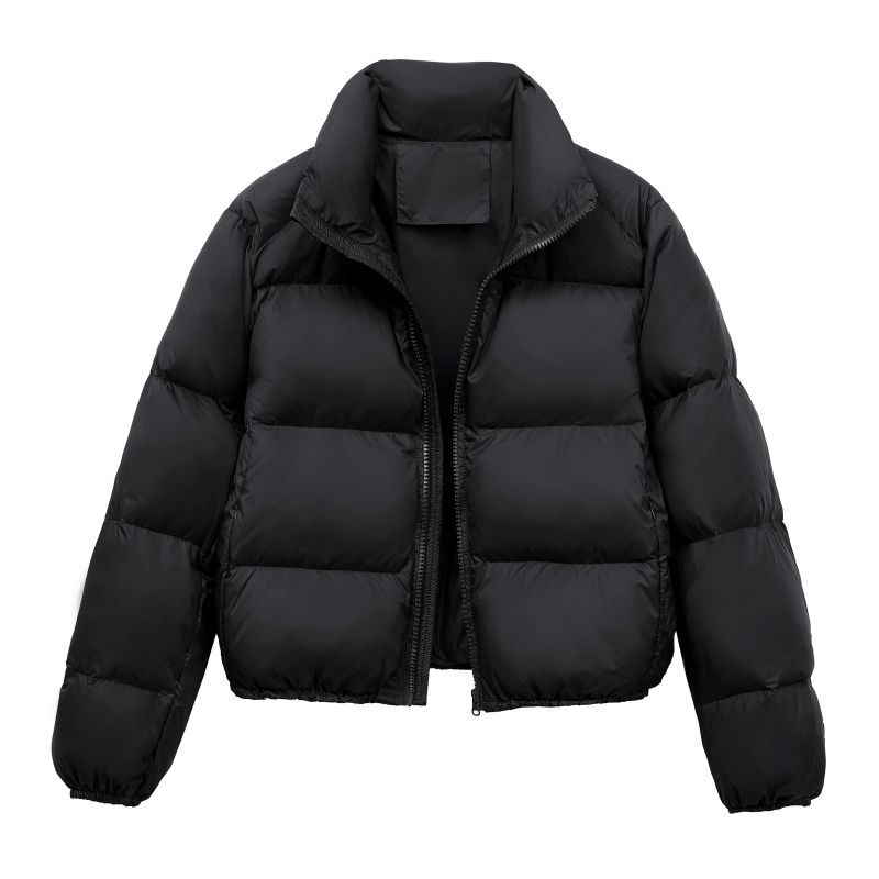 2025 Winter New European Kendall Jenner Style For Women Short Small Size White Duck Down Thickened Coat Puffer Jacket_voghion.com