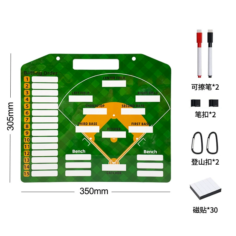 Бейсбольная тактическая настольная игра, магнитная доска для бейсбола, многофункциональная доска для тренировок по софтболу, командная молодежная записываемая тренировочная доска