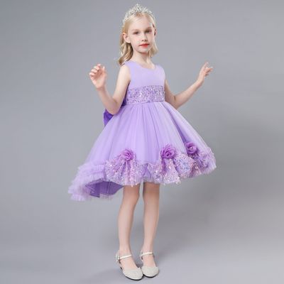 girl Evening dress Foreign trade Children's clothing Tailing Princess Dress wholesale children Costume Dress Jacobs Pompous skirt