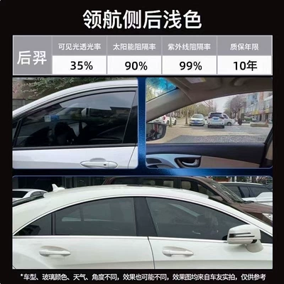 Automotive Film: Insulation Uv Protection Nationwide Installation Included - dragon-film-solar-film-side-rear-gear-hou-yi-35-medium-to-low-privacy