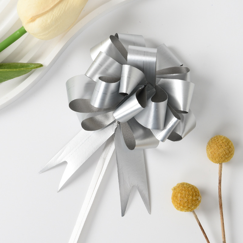 Transfronterizo nuevo 18 Chapado en aluminio mate multi-Sección Garland Navidad vacaciones regalo flor embalaje esférico guirnalda cinta