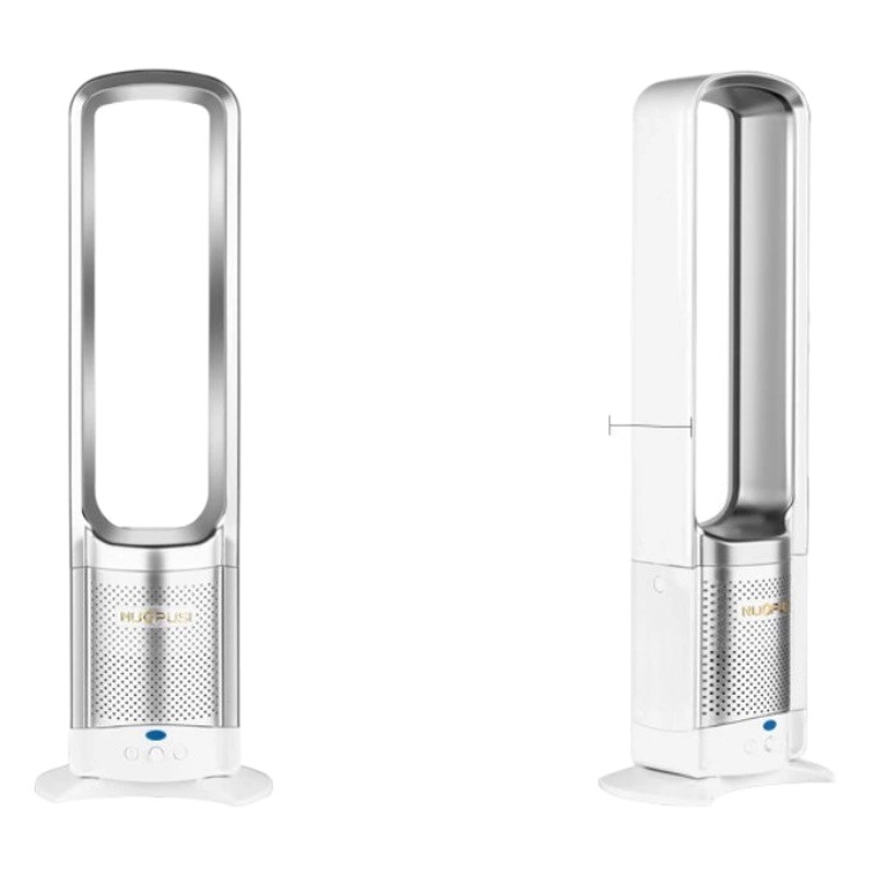 Ventilador sin aspas de 16 pulgadas, 32 pulgadas, 42 pulgadas, ventilador de piso de purificación de aire doméstico silencioso, fabricante de ventilador eléctrico de control remoto de escritorio