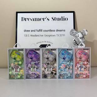 Cartoon Cute Wireless Bluetooth Headset High Color Value Stereo Sound Noise Reduction Sports Running Leisure Headset Hanging Decoration
