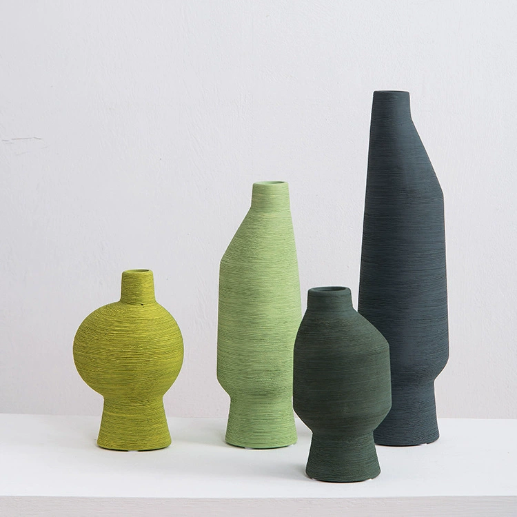 П Vase из керамики с рисунком Mori, ручная работа, расписной творческий цветок, модель, гостиная, продажа в офисе, описание, украшения
