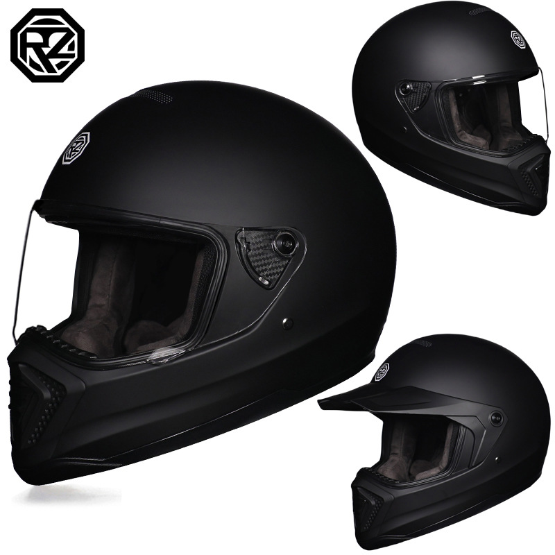 Orz motocicleta casco retro para hombres y mujeres locomotora rally casco de seguridad todoterreno cool 918