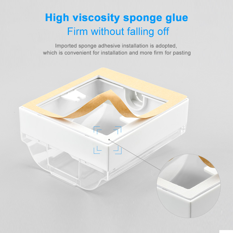 86-style outdoor switch plug panel kitchen bathroom plastic splash-proof box waterproof cover protective lid adhesive waterproof box