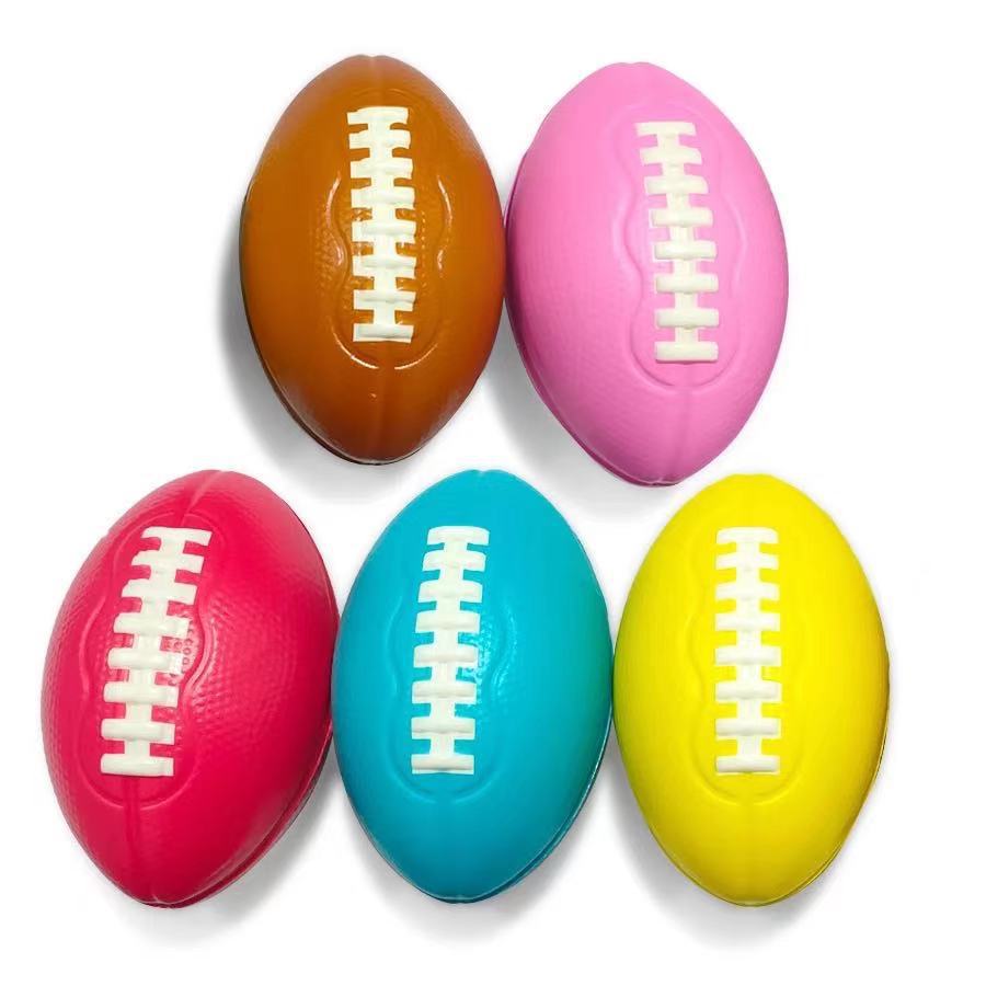 PU Polyurethane Sponge Soft Ball 17cm Rugby Kids School Safety Sports Toy Foam Ball