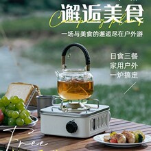 跨境专供迷你卡式炉灶露营野炊装备野餐炊具炉具小方炉卡斯炉批发