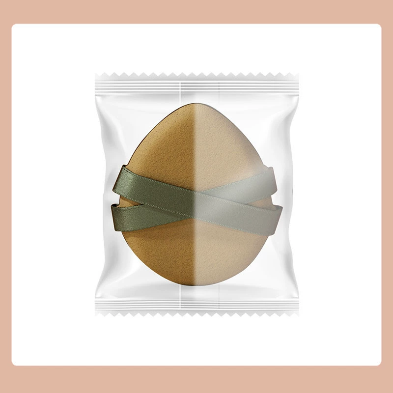 Handheld Powder Puff, Increased Thickness, Ribbon Handle Makeup Sponge, Soft Finish