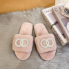 Slippers, demi-season keep warm footwear from pearl, plus size, 2021 collection